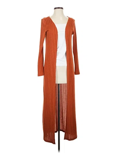 Pre-owned Shein Kimono In Orange