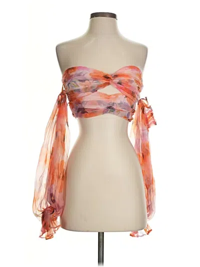 Pre-owned Shein Kimono In Orange