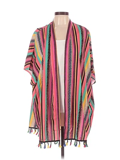 Pre-owned Shein Kimono In Pink