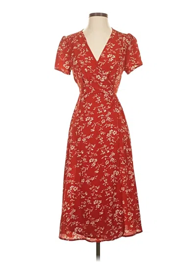 Pre-owned Shein Kimono In Red