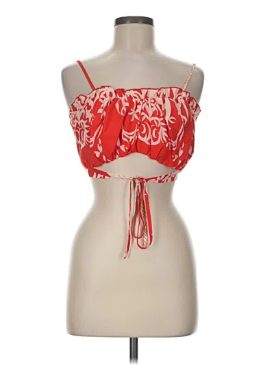 Pre-owned Shein Kimono In Red