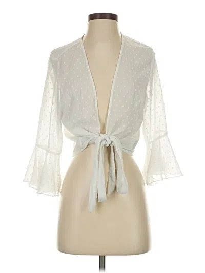 Pre-owned Shein Kimono In Silver