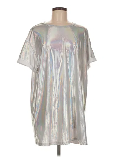 Pre-owned Shein Kimono In Silver