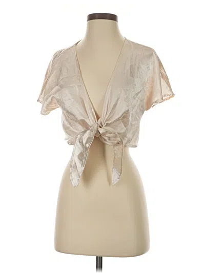 Pre-owned Shein Kimono In Tan