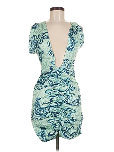 Pre-owned Shein Kimono In Teal