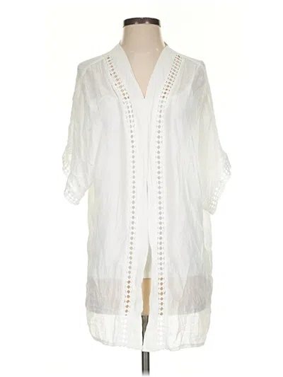 Pre-owned Shein Kimono In White