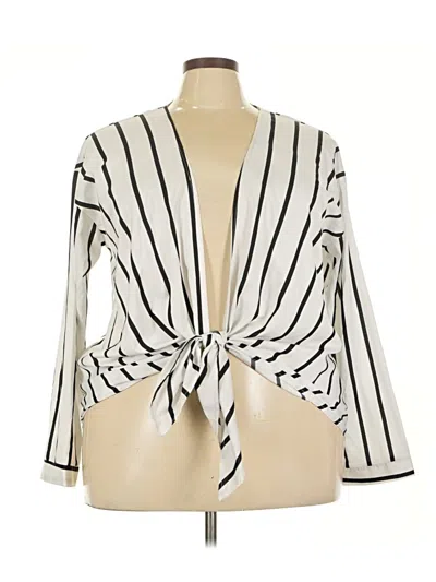 Pre-owned Shein Kimono In White