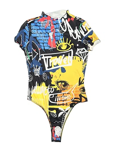 Pre-owned Shein Kimono In Yellow