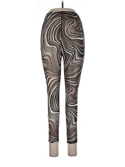 Pre-owned Shein Leggings In Brown