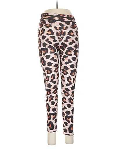 Pre-owned Shein Leggings In Brown