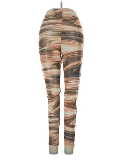 Pre-owned Shein Leggings In Brown