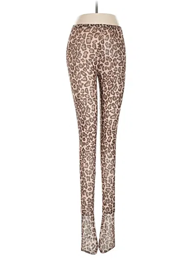 Pre-owned Shein Leggings In Brown
