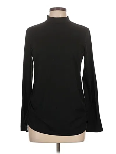 Pre-owned Shein Long Sleeve Blouse In Black
