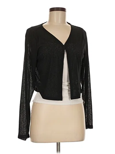 Pre-owned Shein Long Sleeve Blouse In Black