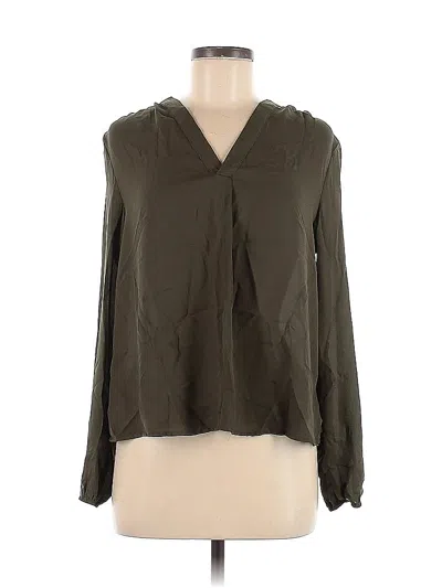Pre-owned Shein Long Sleeve Blouse In Brown