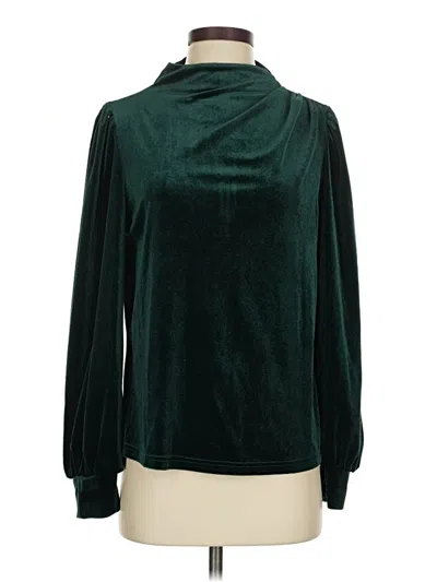 Pre-owned Shein Long Sleeve Blouse In Green