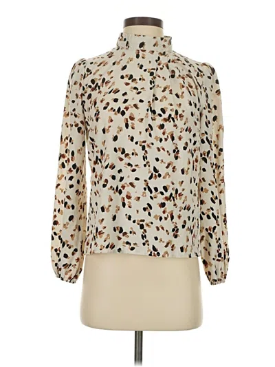 Pre-owned Shein Long Sleeve Blouse In Ivory