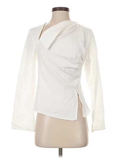 Pre-owned Shein Long Sleeve Blouse In Ivory