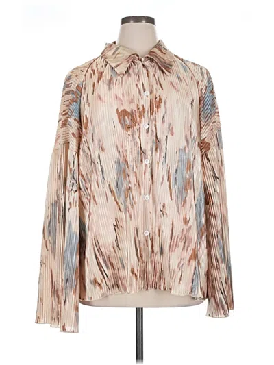 Pre-owned Shein Long Sleeve Blouse In Ivory