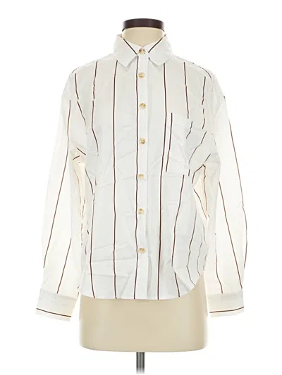 Pre-owned Shein Long Sleeve Blouse In Ivory