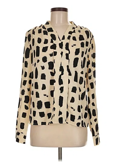 Pre-owned Shein Long Sleeve Blouse In Ivory