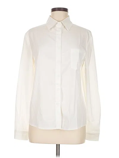 Pre-owned Shein Long Sleeve Blouse In Ivory