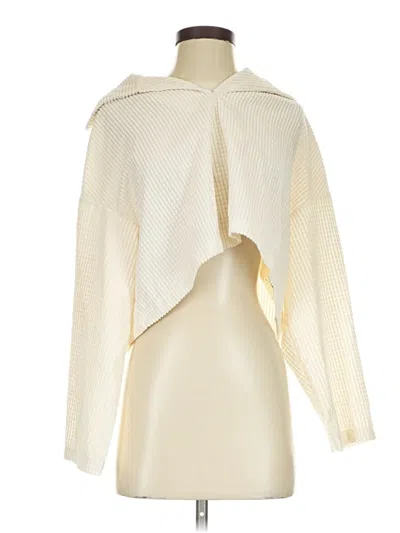 Pre-owned Shein Long Sleeve Blouse In Ivory