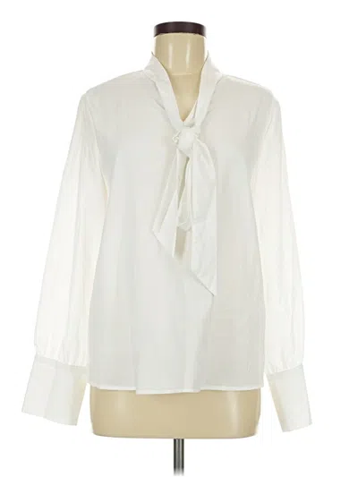 Pre-owned Shein Long Sleeve Blouse In Ivory