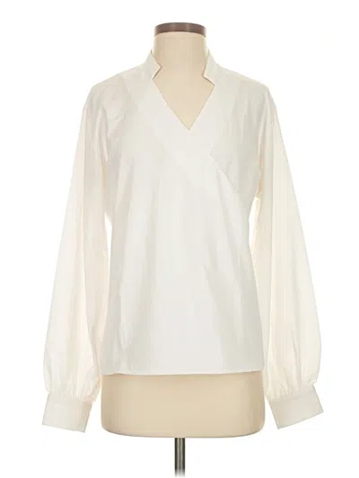 Pre-owned Shein Long Sleeve Blouse In Ivory