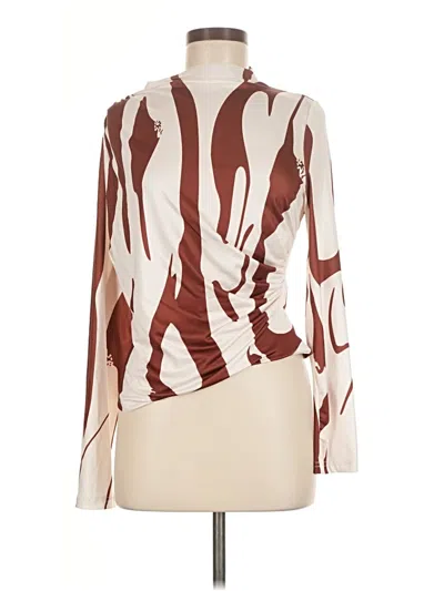Pre-owned Shein Long Sleeve Blouse In Ivory