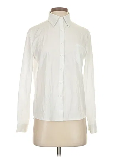 Pre-owned Shein Long Sleeve Blouse In Ivory