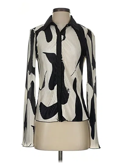 Pre-owned Shein Long Sleeve Blouse In Ivory