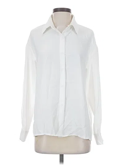 Pre-owned Shein Long Sleeve Blouse In Ivory