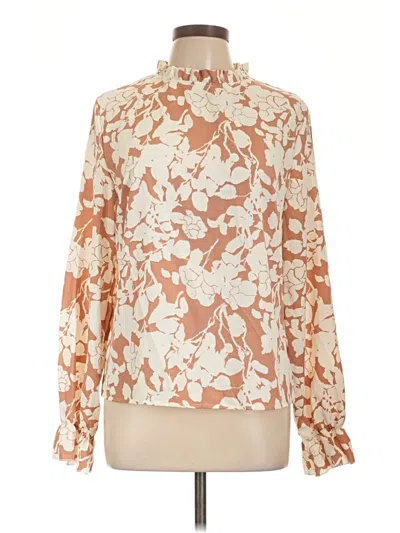 Pre-owned Shein Long Sleeve Blouse In Ivory