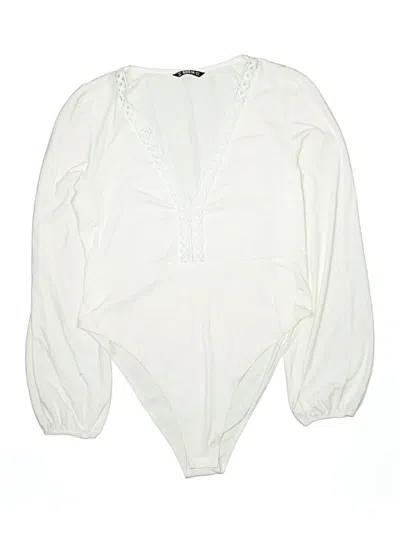 Pre-owned Shein Long Sleeve Blouse In Ivory