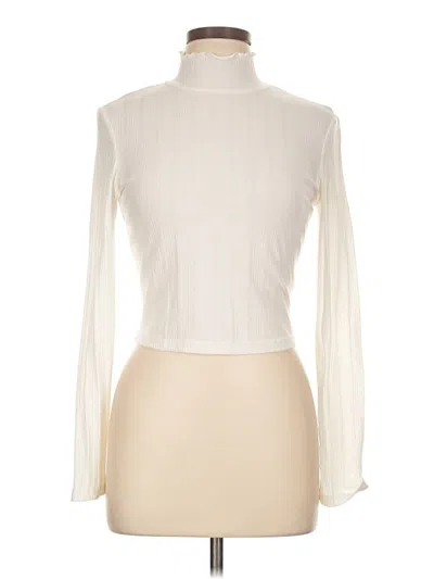 Pre-owned Shein Long Sleeve Blouse In Ivory