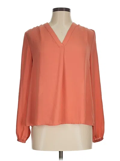 Pre-owned Shein Long Sleeve Blouse In Orange