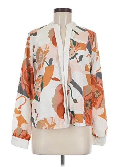 Pre-owned Shein Long Sleeve Blouse In Orange