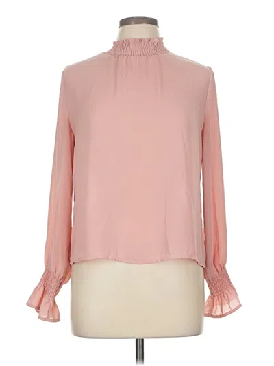 Pre-owned Shein Long Sleeve Blouse In Pink