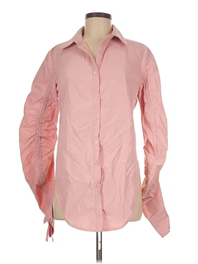 Pre-owned Shein Long Sleeve Blouse In Pink