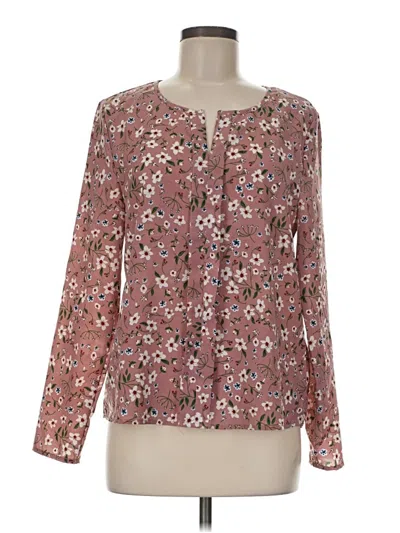 Pre-owned Shein Long Sleeve Blouse In Pink
