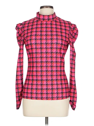 Pre-owned Shein Long Sleeve Blouse In Pink