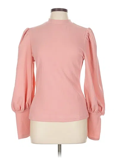 Pre-owned Shein Long Sleeve Blouse In Pink