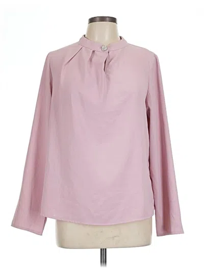 Pre-owned Shein Long Sleeve Blouse In Pink