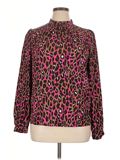 Pre-owned Shein Long Sleeve Blouse In Pink