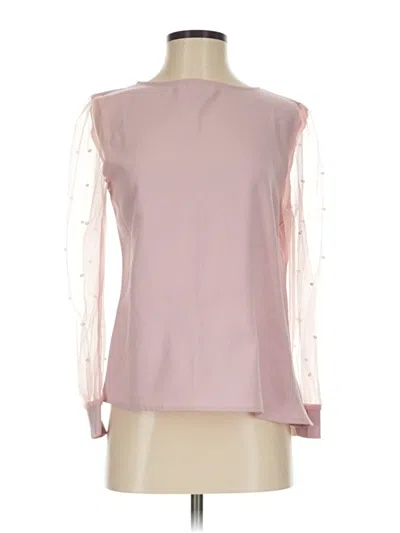 Pre-owned Shein Long Sleeve Blouse In Pink