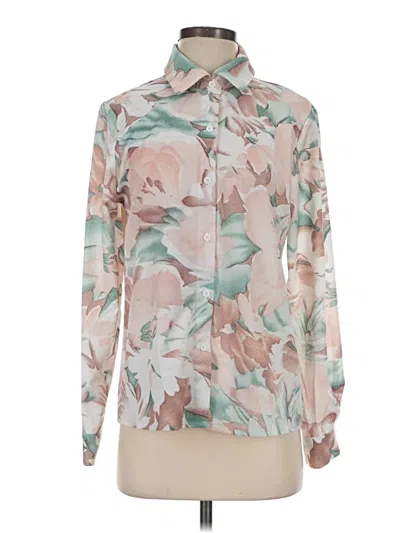 Pre-owned Shein Long Sleeve Blouse In Pink