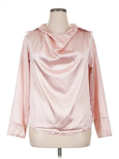 Pre-owned Shein Long Sleeve Blouse In Pink