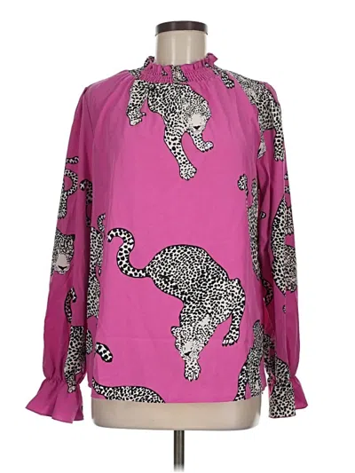 Pre-owned Shein Long Sleeve Blouse In Pink