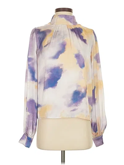 Pre-owned Shein Long Sleeve Blouse In Purple
